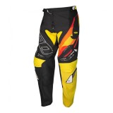 MBS Pantaloni motocross/enduro Ufo Plast Joints, negru/galben, 52, US=34, Cod Produs: PI04446K52