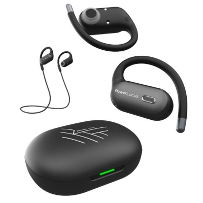 Casti PowerLocus Move, Wireless, Negru foto