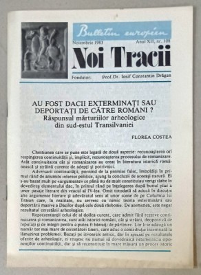 NOI TRACII , REVISTA FONDATA DE JOSIF CONSTANTIN DRAGAN , NR.108, 1983 foto