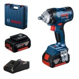 Bosch GDS 18V-400 (solo) Surubelnita cu impact brushless, Li-Ion, 400Nm, fara acumulator in set + valiza - 4059952522982