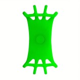 Suport telefon universal pentru bicicleta, FIXATO, rotativ 360&deg;, montaj pe ghidon, silicon, compatibil bicicleta, scuter, carut, trotineta, Verde