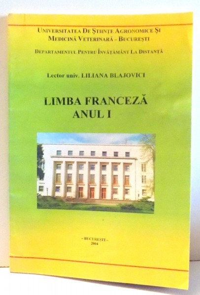 LIMBA FRANCEZA ANUL I de LILIANA BLAJOVICI, 2004
