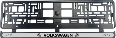 Set 2 bucati, suport numar inmatriculare Volkswagen Dark foto