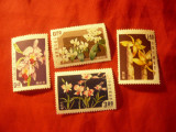Serie Taiwan 1958 - Flora -Orhidee , 4 valori, Nestampilat