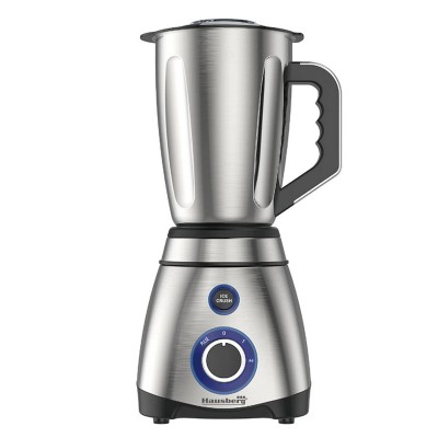 Blender cu rasnita Hausberg, 600 W, 1.5 L, 2 viteze, functie impuls, recipient inox, motor cupru foto