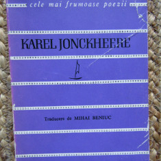 Karel Jonckheere, Poeme, Cele mai frumoase poezii, București 1965