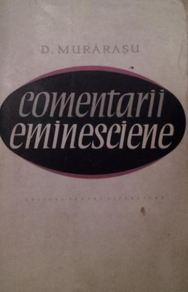 COMENTARII EMINESCIENE