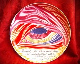 FARFURIE DECORATIVA EDITIE LIMITATA PORTELAN ROSENTHAL SEMNATA ERNST FUCHS 26 CM