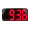 Ceas electronic cu LED rosu,alarma,format ora 12/24 h,oglinda,forma dreptunghi