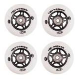 Roti pentru role WORKER 72 mm cu rulmenti ABEC-7 Chrome, set 4 buc