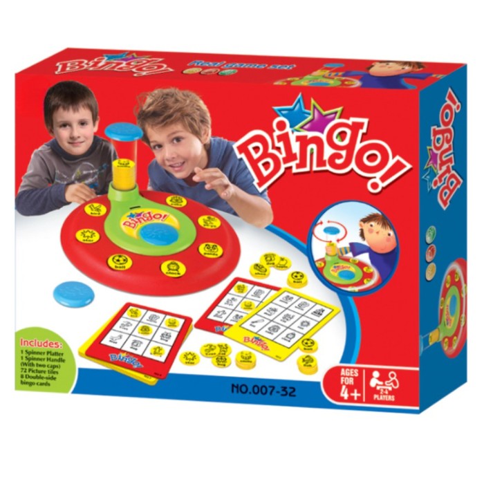 Joc de potrivire Bingo pentru copii 4+ ani, 2-4 jucatori