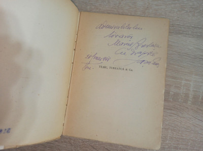 Sasa Pana( dedicatie/ semnatura) Tilbic , Tureatca &amp;amp; Co. , 1948 , ed. 1 foto