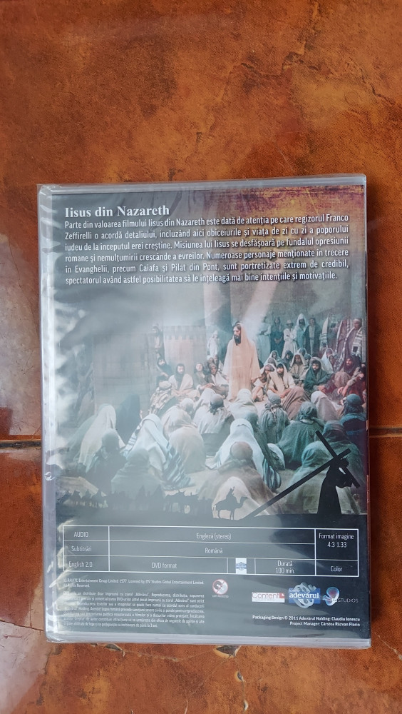 IISUS DIN NAZARETH , DVD PARTEA A III A , DVD SIGILAT ., Romana | Okazii.ro