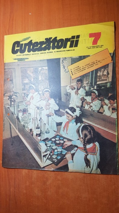 revista pentru copii - cutezatorii 16 februarie 1984