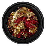 Cumpara ieftin Foita Unghii LUXORISE - Unique Red &amp; Gold #07