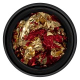 Foita Unghii LUXORISE - Unique Red &amp;amp; Gold #07