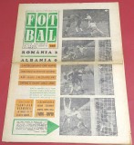 Revista FOTBAL - nr. 336 (01.11.1972) ROMANIA-ALBANIA;div. B; FC ARGES-REAL MADRID si RAPID Viena-RAPID Bucuresti