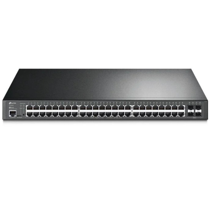 &quot;JetStream&trade; 52-Port Gigabit L2+ Managed Switch with 48-Port PoE+ PORT: