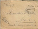 NI761 Plic circulat la Arad, 1916, voluntar din oraș din Infanterieregiment Freiherr von Reicher Nr 68, T&aacute;bori Posta 111