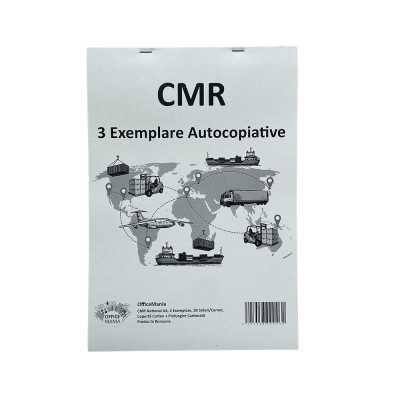 CMR National A4, 3 Ex, 50 Seturi/Carnet, Scrisoare de Transport, Formular Marfa, CMR Transport, CMR pentru Transport, CMR de Transport, Scrisoare CMR foto