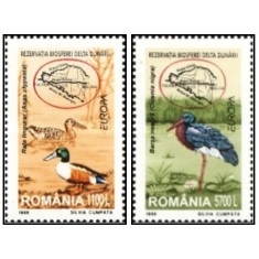 Romania 1999 - Europa, pasari - serie neuzata