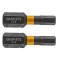 Set biti de impact HEX4X25mm 1/4&quot; 2buc. GRAPHITE 56H507 HardWork ToolsRange