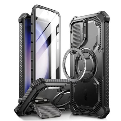 Husa pentru Samsung Galaxy S24 Plus + Folie - I-Blason Armorbox MagSafe - Black foto
