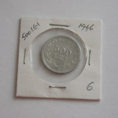 M1 C10 - Moneda foarte veche 136 - Romania - 500 lei 1946