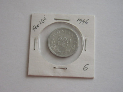 M1 C10 - Moneda foarte veche 136 - Romania - 500 lei 1946 foto