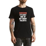 Tricou Barbati, glume si sarcasm purtabil, negru, marime M