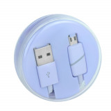 Cablu Date &amp; Incarcare MicroUSB Ring (Violet) Box