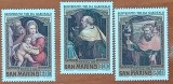 SAN-MARINO-1981-RELIGIE-CRACIUN''MADONA cu Pruncu''- Serie 3v.Gravate-MNH-Nestampilat-MNH-Vezi-Scan