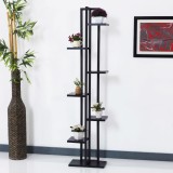 Suport pentru plante Somero cu 6 rafturi negru [en.casa] HausGarden Leisure