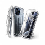 Husa Compatibila cu Apple iPhone 15 Pro - Supcase Unicorn Beetle Pro - Clear, Transparent, Carcasa