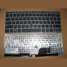 Tastatura laptop noua HP 2710P Silvr Frame Black( With point stick, WIN8) US