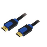 CABLU video LOGILINK, HDMI (T) la HDMI (T), 1m, premium, conectori auriti, rezolutie maxima 4K (3840 x 2160) la 60 Hz, negru, &quot;CHB1101&quot; (timbru verde