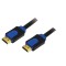 CABLU video LOGILINK, HDMI (T) la HDMI (T), 1m, premium, conectori auriti, rezolutie maxima 4K (3840 x 2160) la 60 Hz, negru, &quot;CHB1101&quot; (timbru verde