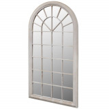 VidaXL Oglindă de grădină arcadă rustică 60x116 cm interior &amp; exterior