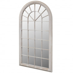 Oglinda de gradina arcada rustica 60x116 cm interior exterior
