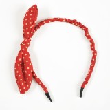 Bentita rosie cu buline