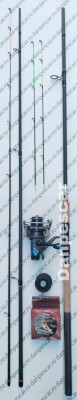 SET FEEDER Lanseta HARRIER 3,60m 120gr + Mulineta Saimino KDT4000 + 150m fir foto