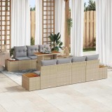 Cumpara ieftin Set de canapele pentru grădină 8 pcs Bej Rattan poli