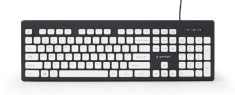 TASTATURA GEMBIRD USB, 107 taste, chocolate, &amp;quot;KB-CH-01&amp;quot; (timbru verde 0.8 lei) foto