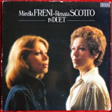 MIRELLA FRENI - RENATA SCOTTO IN DUET - DISC VINYL / VINIL LP, ALBUM PICK-UP