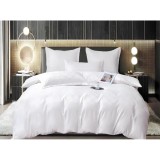 Cumpara ieftin Lenjerie de Pat, Jacquard Satinat cu Elastic, pentru Pat Dublu, 6 Piese, Alb - ION90