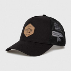New Era șapcă culoarea negru, cu imprimeu 12523902.BLK-BLK
