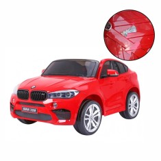 Masinuta electrica copii BMW X6M XXL, telecomanda, MP3 USB, 2 motoare 120W, baterie 2V/10Ah, piele eco, RESIGILIAT