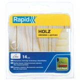 Rapid 40107947 - Baghete silicon galbene 12x94 mm 14 bucati EG111 EG212 EG250 CG270 BGX300 G1000 Hobby Glue Gun