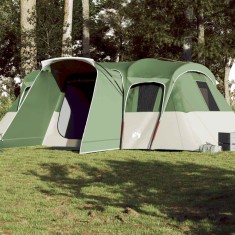 vidaXL Cort de familie tunel, 16 persoane, verde, impermeabil 94707