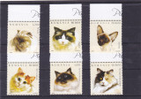 ROMANIA 2006 ,LP 1707 ,&quot;Pisici &quot; serie de 6 valori ,MNH, Fauna, Nestampilat